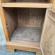Set of 2 marble wood bedside tables