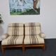 Set de salon vintage des années 70 en teck 6 pièces