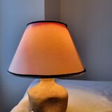 Reconstituted stone bedside lamp
