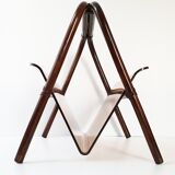 Vintage bamboo and Plexiglas 1970 magazine holders