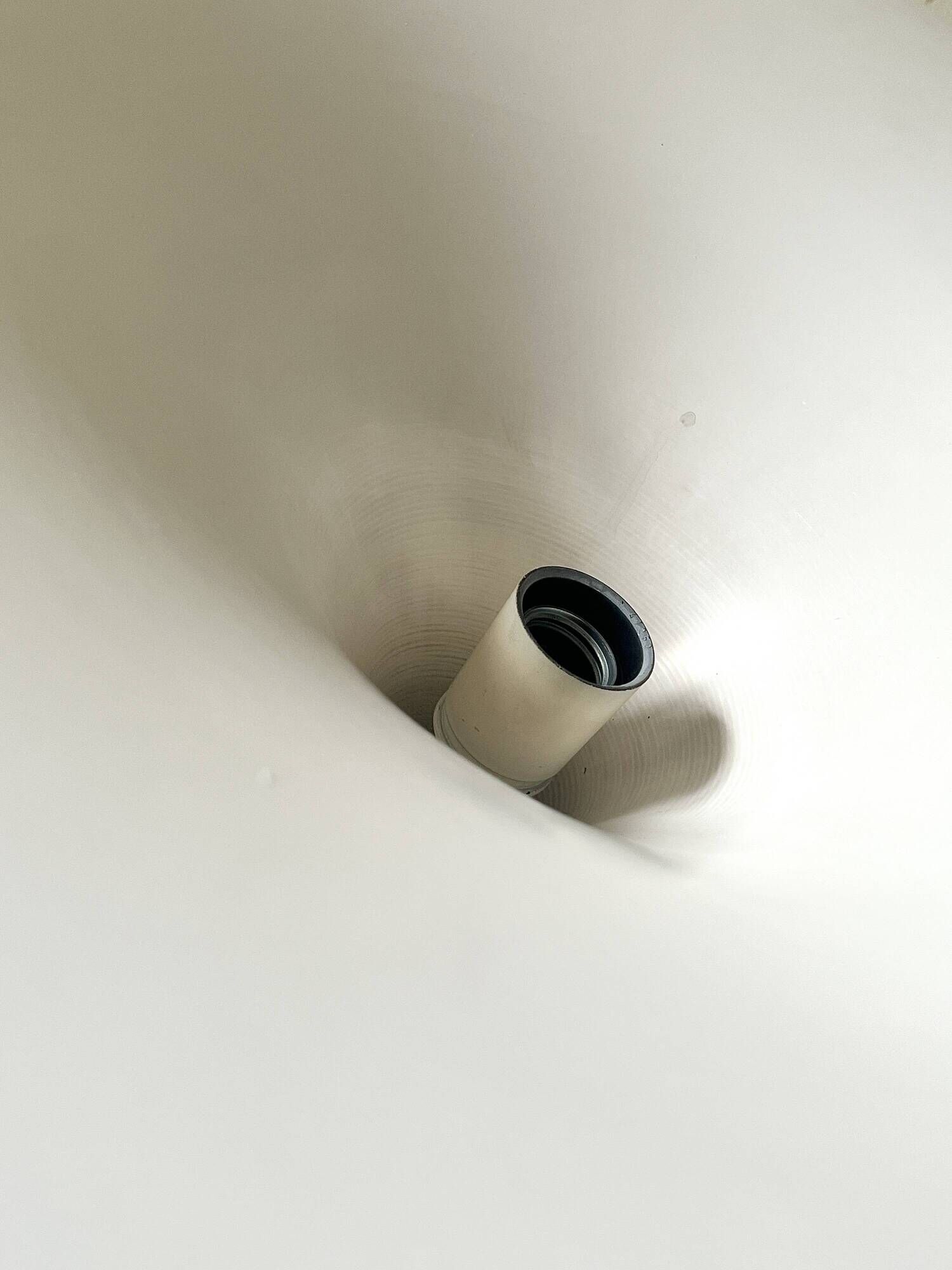Suspension XL white metal tulip by C. Bonderup & T. Thorup, design Gubi