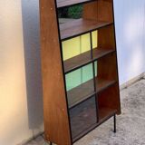 Vintage Alta 1950s glass-fronted bookcase