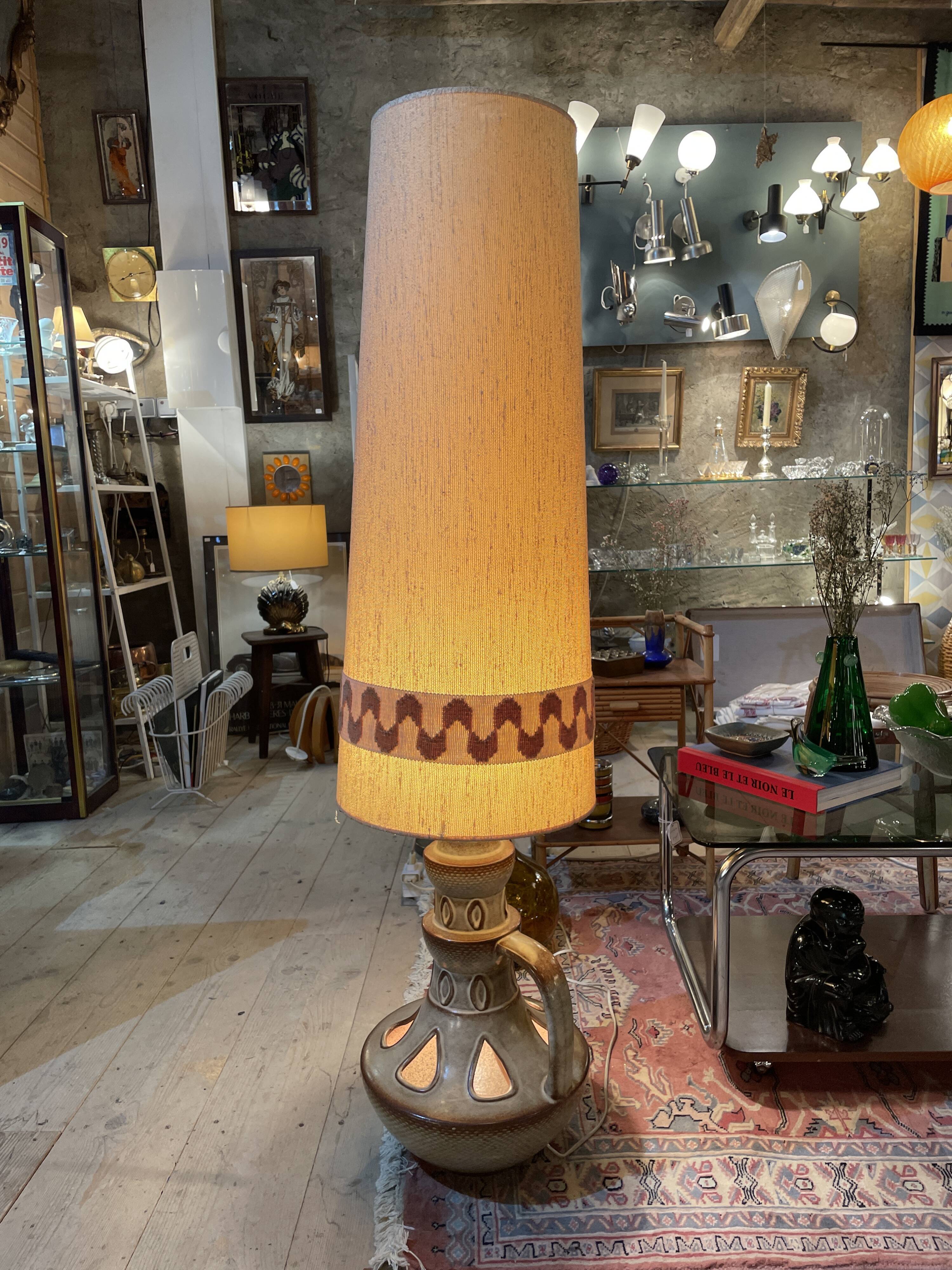 Ceramic parquet lamp