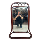 Extremely rare secessionist mirror no. 1148 by Gustav Siegel for J&J Kohn