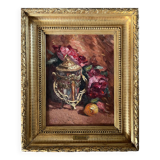 Painting hst/p attr. constant louche (1880-1965) "orientalist still life"