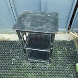 Black bamboo shelf