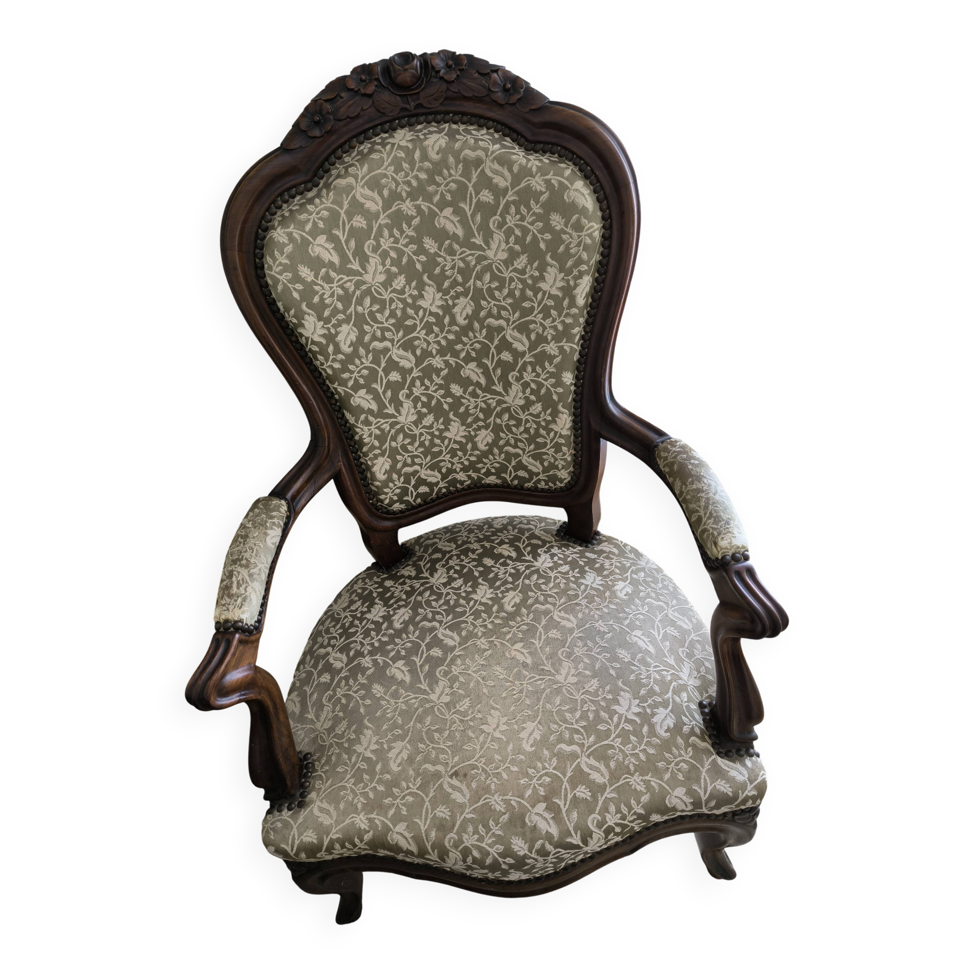 Paire fauteuils Napoléon III