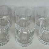6 verres à whisky en cristal