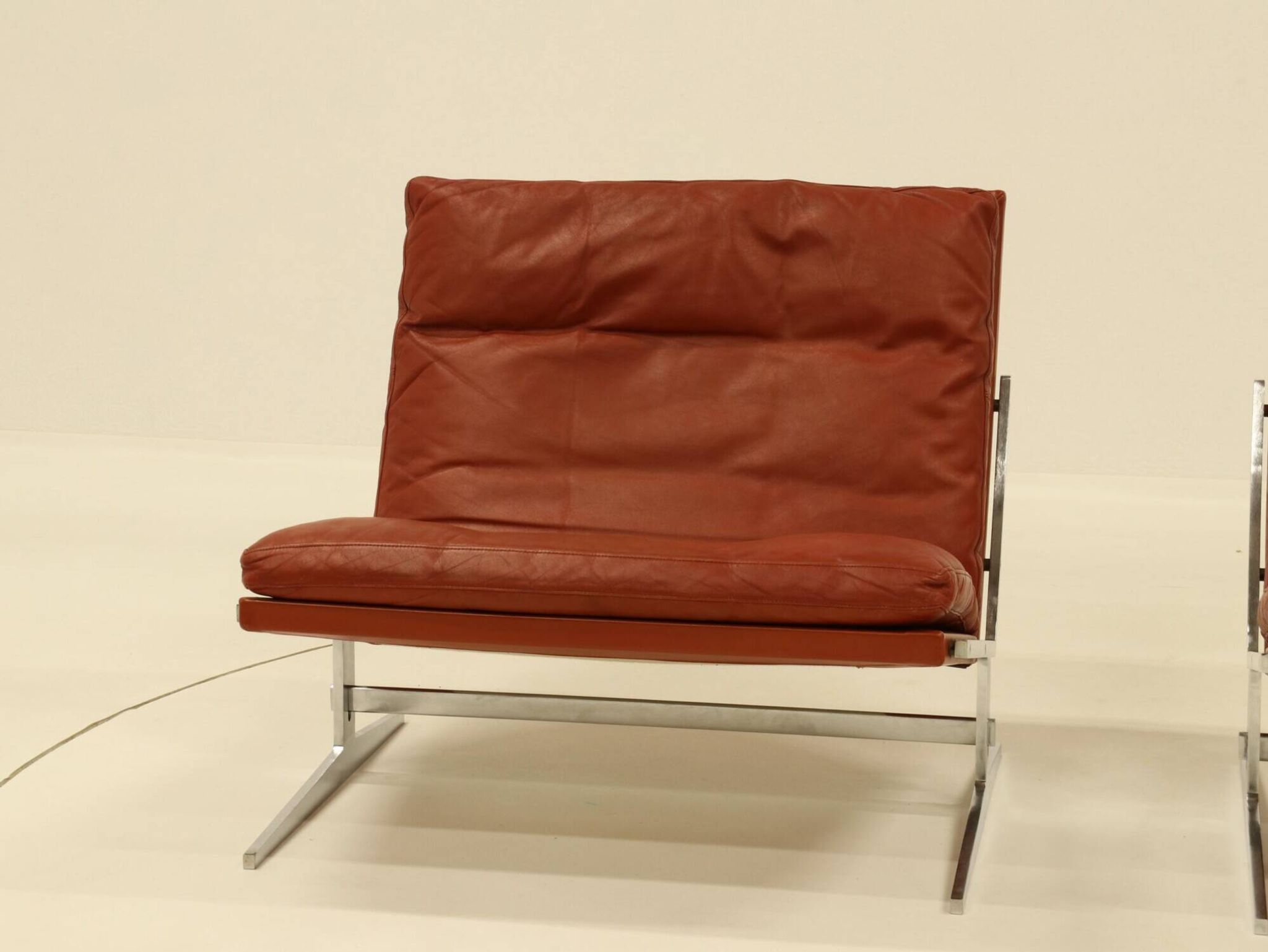 2 Easy Chairs Model BO 561 by Preben Fabricius & Jorgen Kastholm for BO-EX 1960s