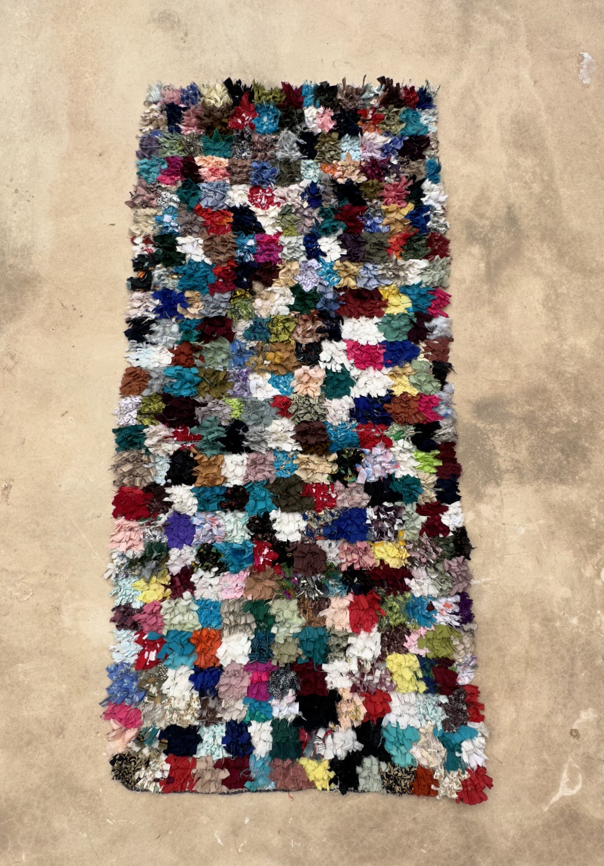 Boucherouite carpet - 94 x 205 cm