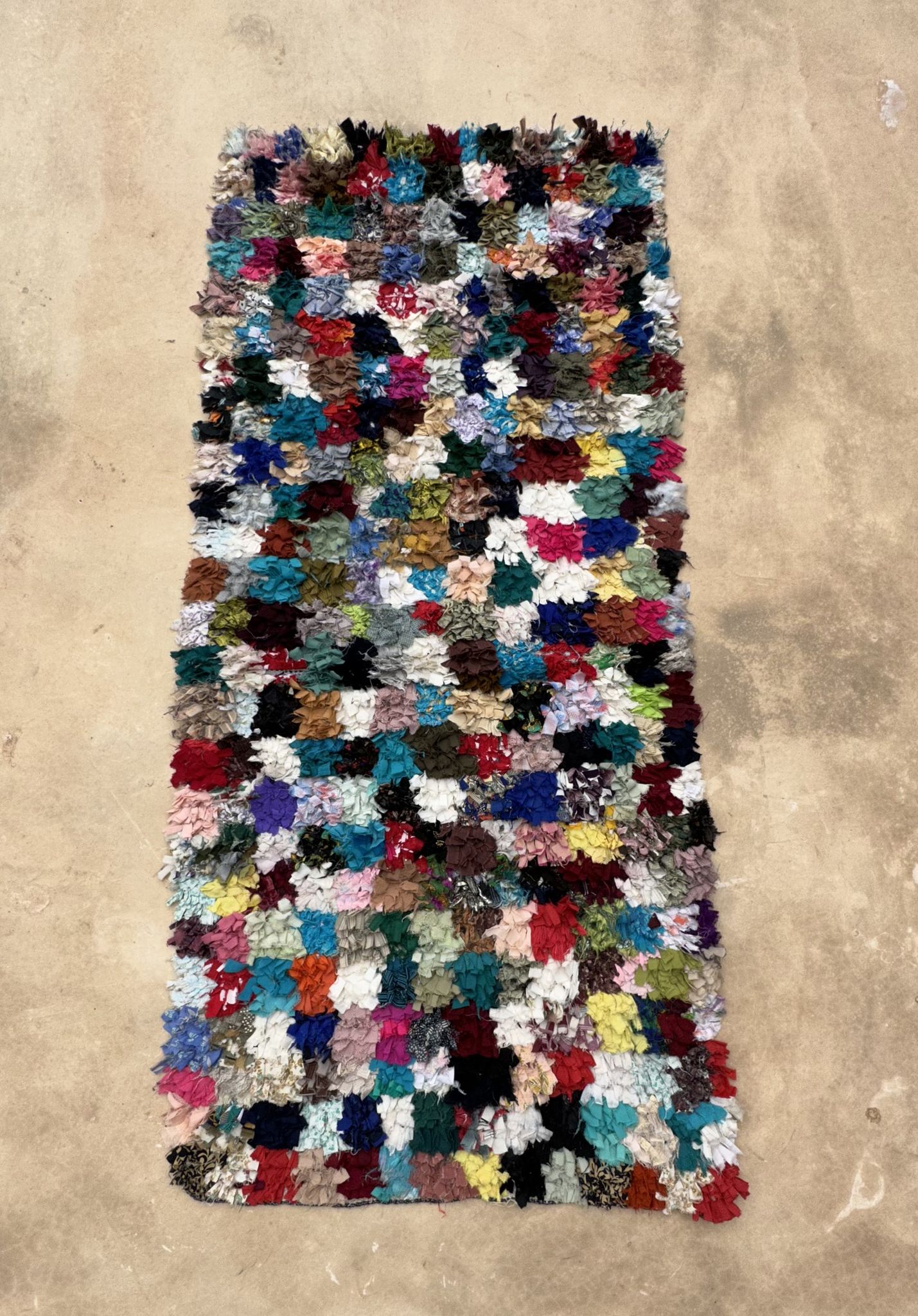 Boucherouite carpet - 94 x 205 cm