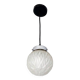 Art deco globe pendant light