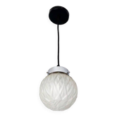 Art deco globe pendant light