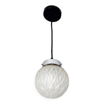 Art deco globe pendant light