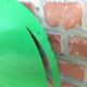 2 green and red apple magnetic panels