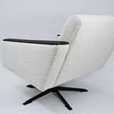 Vintage Deutsche Democratic Republic DDR, 60s, White Bouclé
