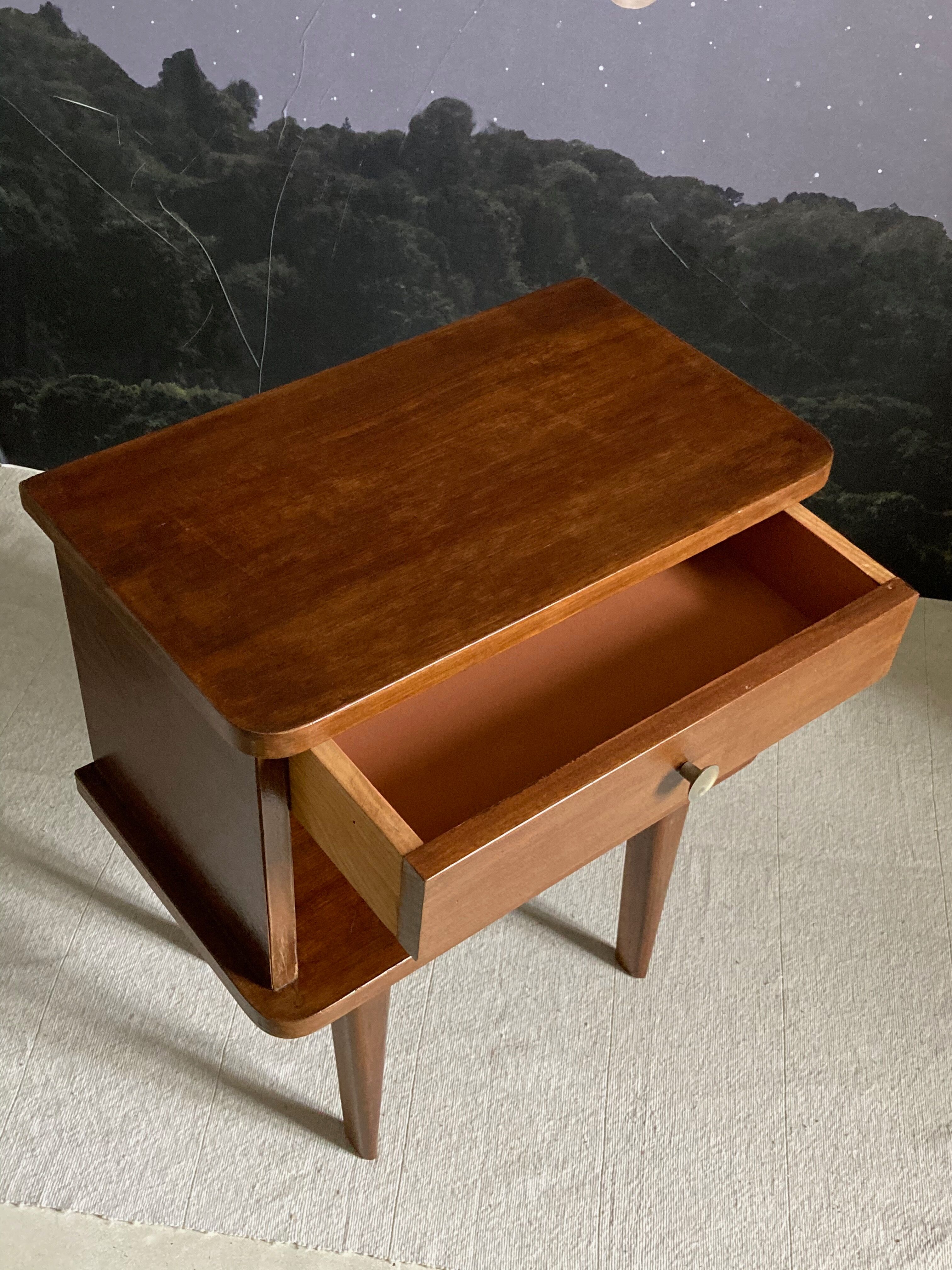 Vintage bedside table