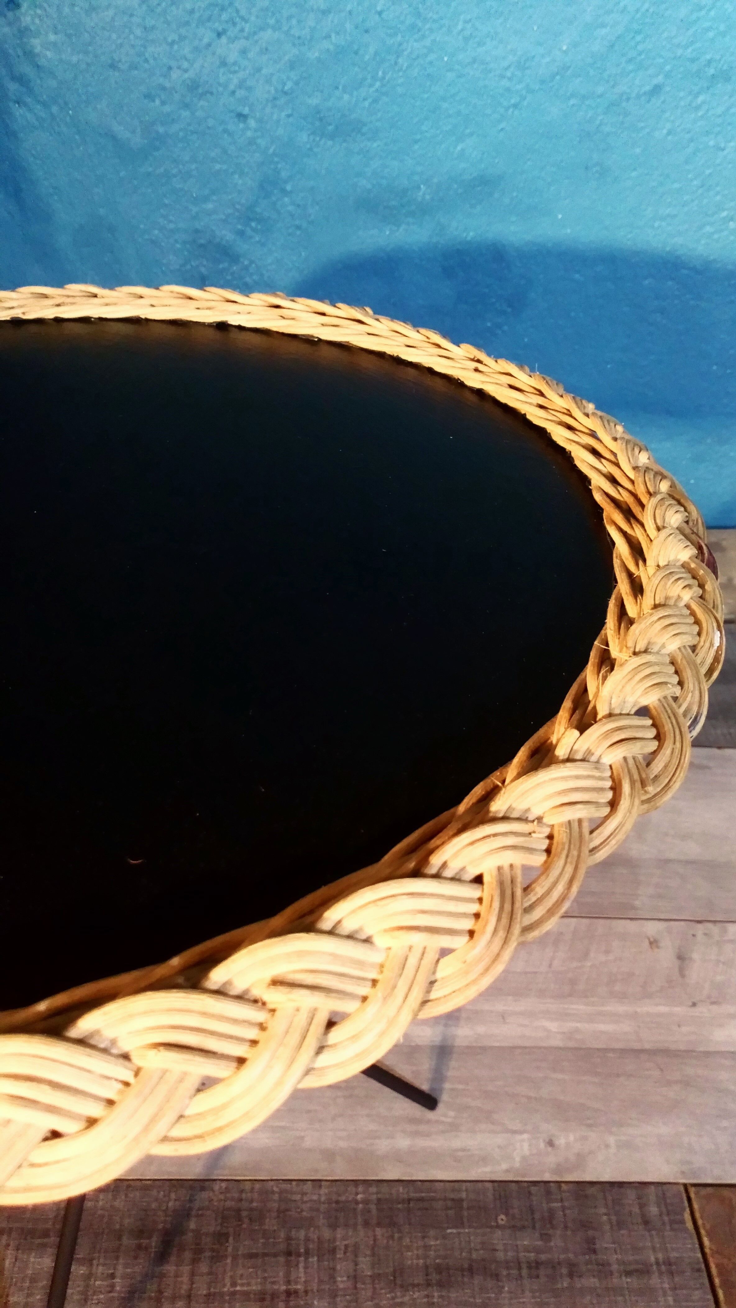 Rattan sofa tip 1950s