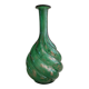 Twisted blown glass carafe