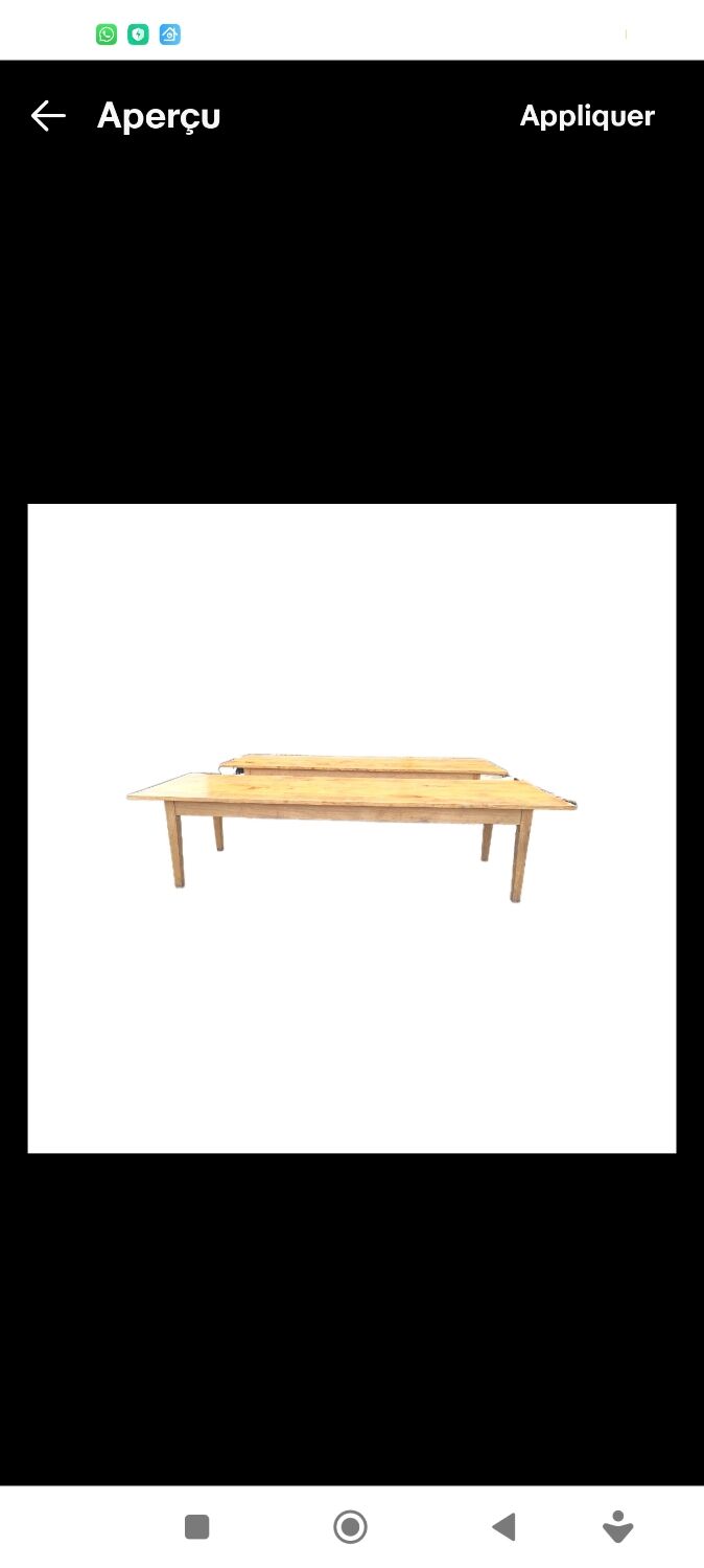 Duo XXL farmhouse table 320 cm oak spindle legs