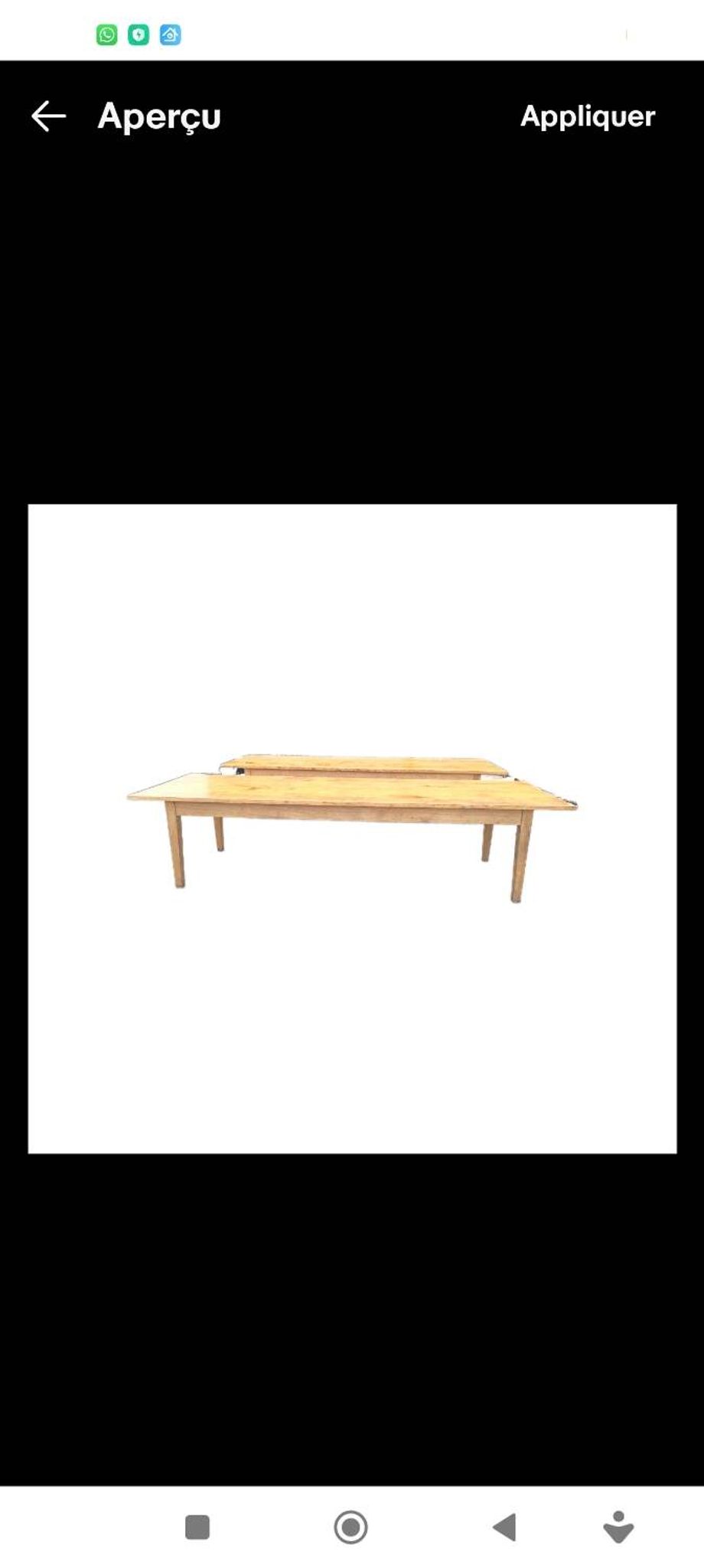 Duo table de ferme XXL 320 cm chêne pieds fuseaux