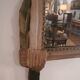 Louis XVI period mirror in patinated wood - 84x51cm