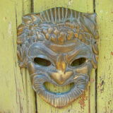 Bronze mask