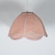 Pink flower hanging lamp