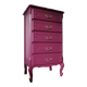 Chiffonnier vintage Prune