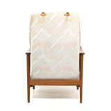 Walnut armchair, Sweden, 1950