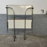 Vintage folding and rolling dessert trolley