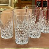 Set of 6 orangeade glasses in Sèvres crystal