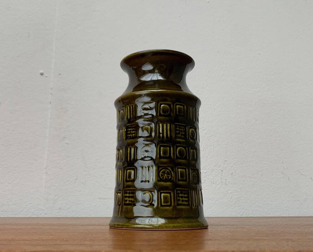 Vintage Ceramic Vase West German WGP by Bay, 1970s
