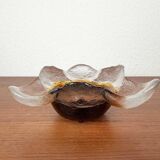 Mid-century Finnish glass bowl by Pertti Santalahti for Humppila, 1960s, set of 2.