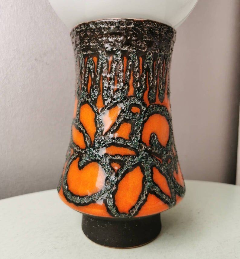 Vintage ceramic table lamp 1970
