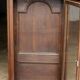 Elegant 18th century solid oak display cabinet.