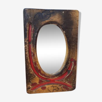 Ceramic mirror Palissy Gallery 24x16cm