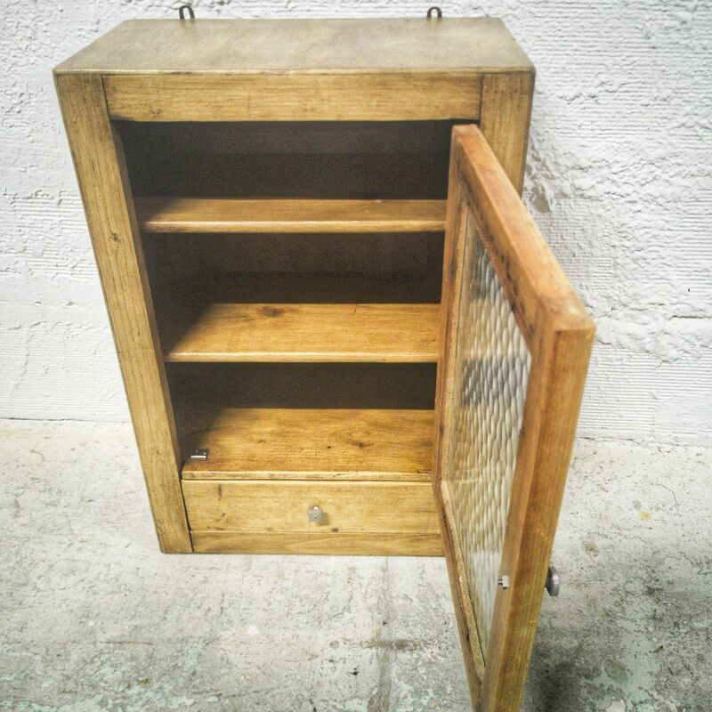 Glazed toilet cabinet