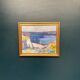 Original Swedish Oil on Canvas – “Coastal Landscape” by Arthur Y. Nilsson – Signed – Vintage & Framed