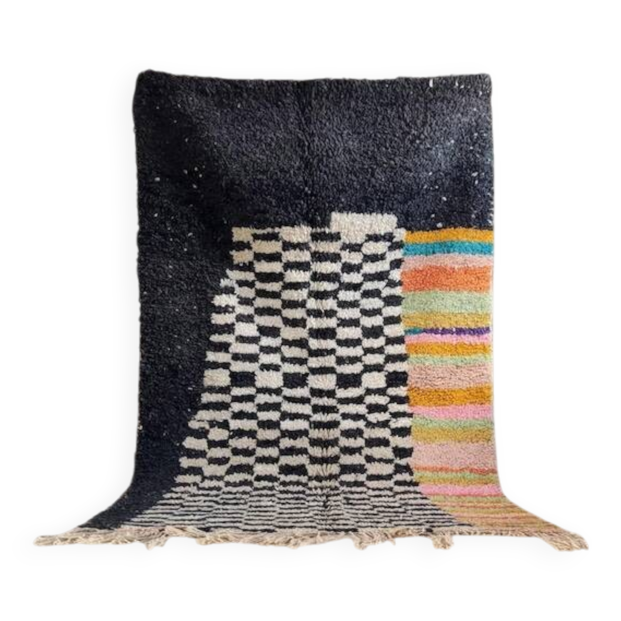 Handmade pure wool rug, size 150 x 250 cm