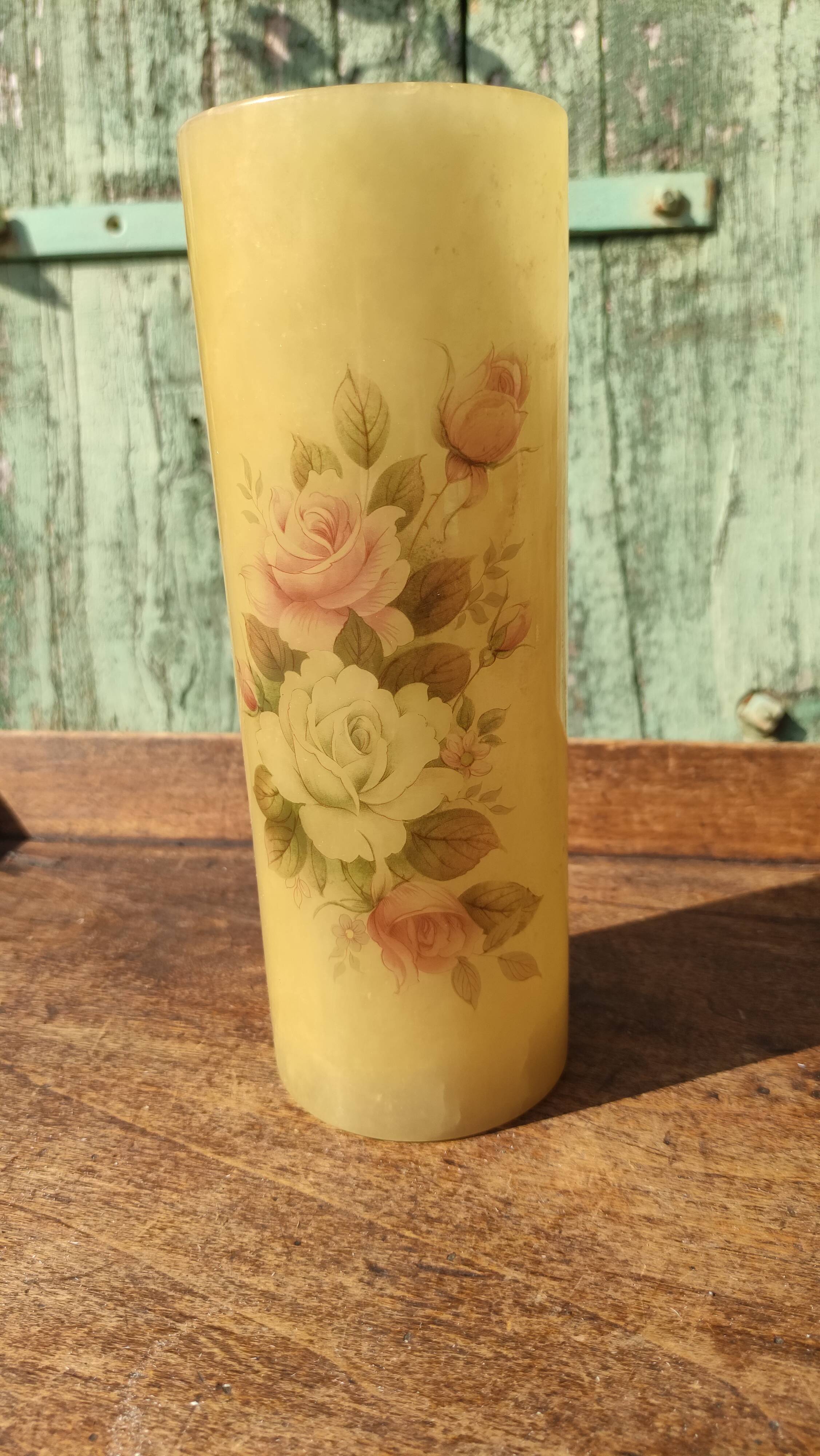 Vintage alabaster vase