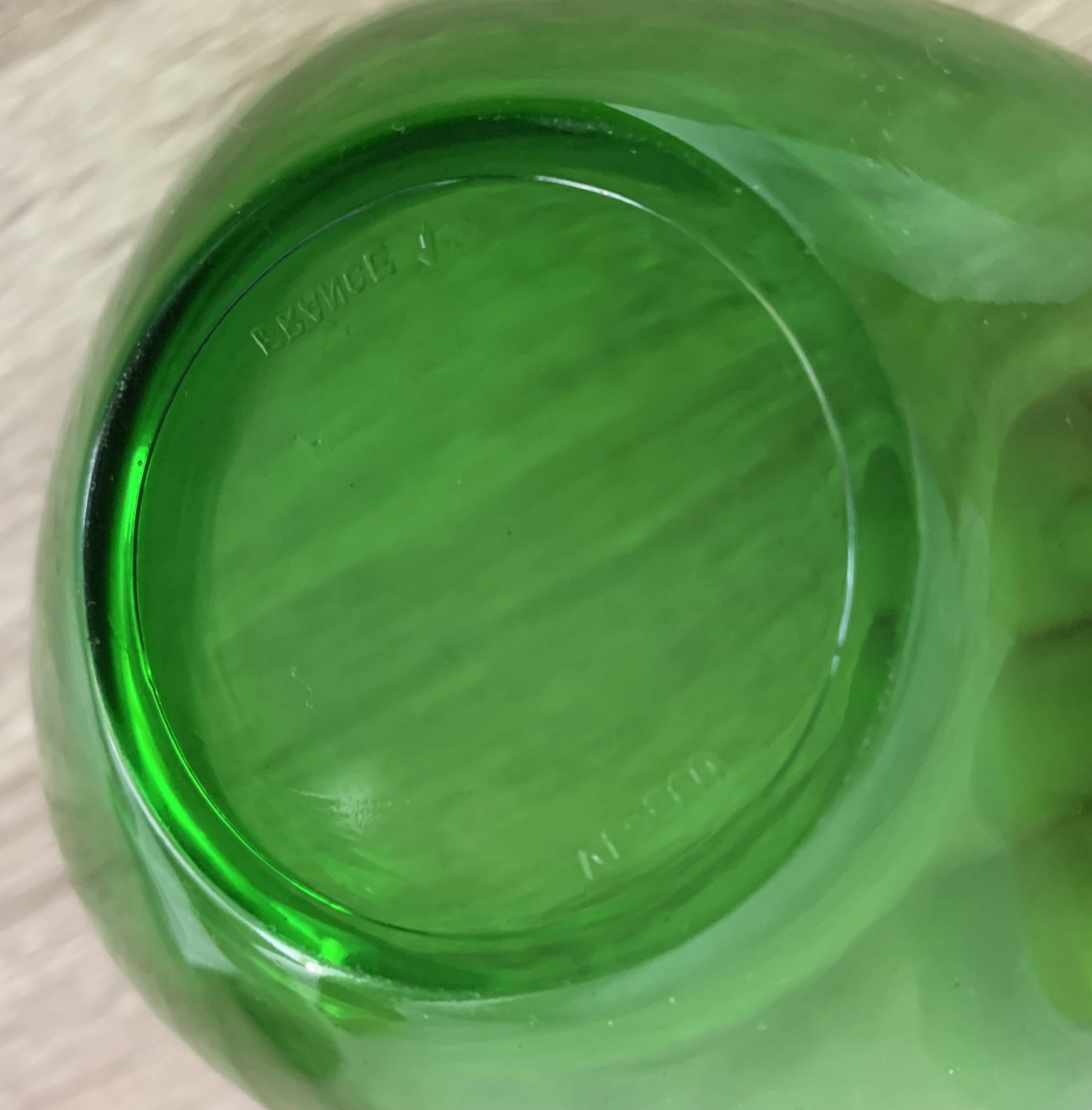 9 glass bowls by Vereco, Mid-Century Modern design