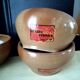 4 large glazed stoneware bowls Digoin