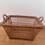 Rattan laundry basket