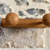 Antique wooden coat hook