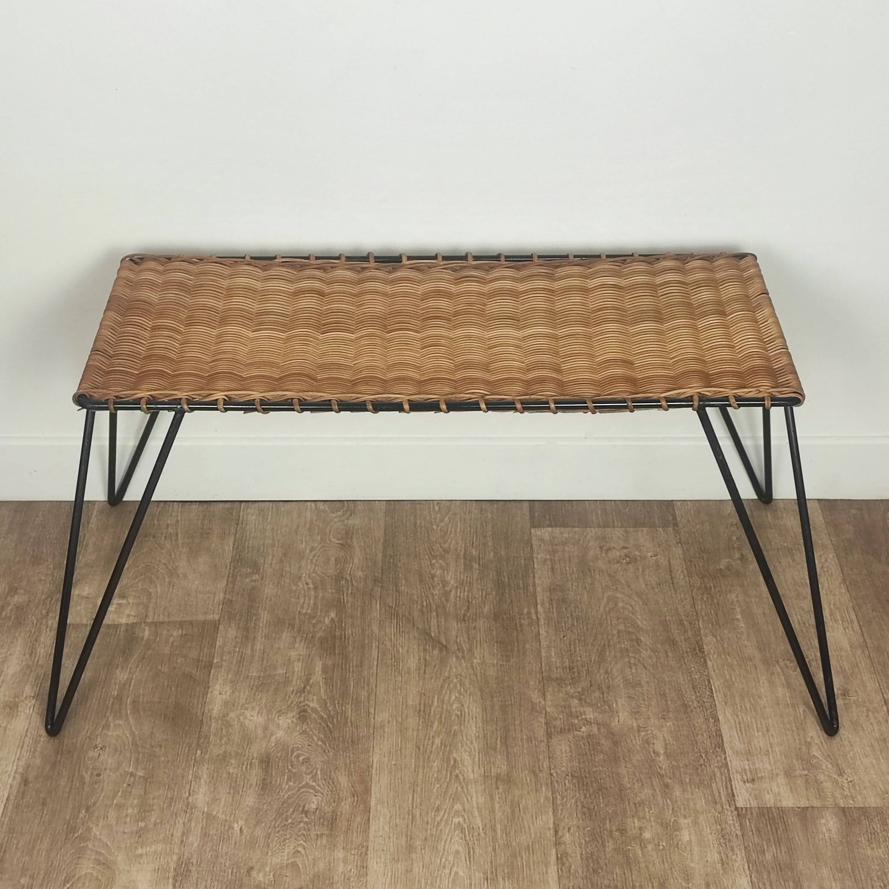 Raoul Guys rattan coffee table