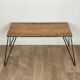 Table basse en rotin Raoul Guys