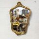 Gilded baroque mirror 50x34cm