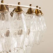Carlo Scarpa Poliedri chandelier, Venini, Italy 1960s