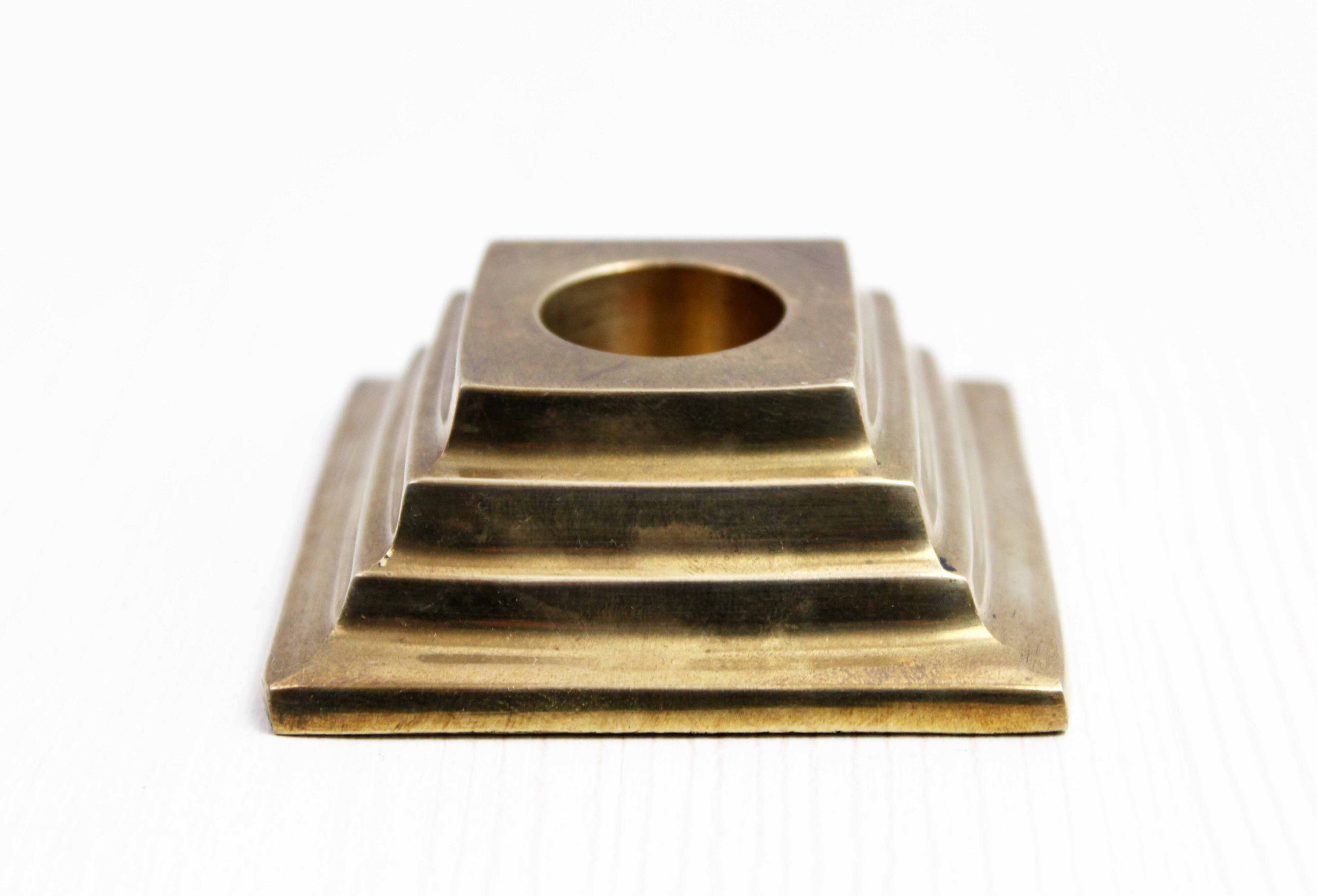 Vintage brass candle holder